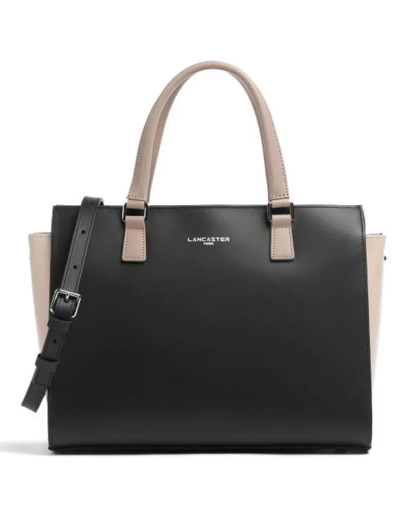 Lancaster Constance Handtasche schwarz/beige Schwarz