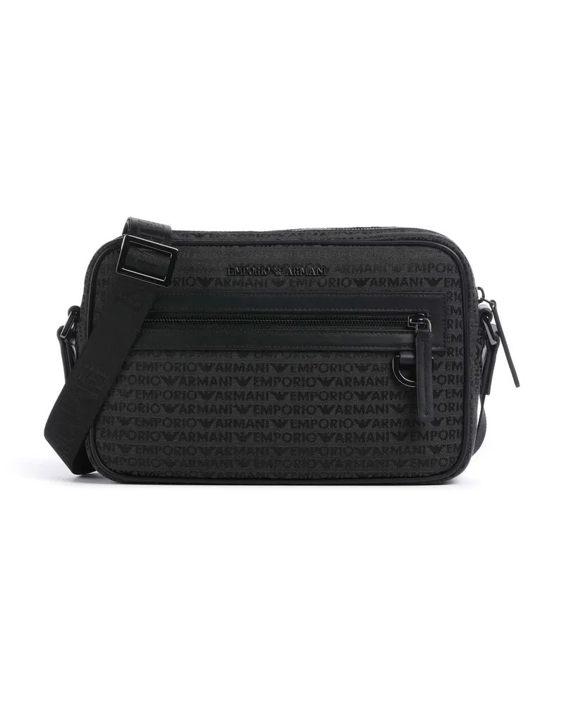 Emporio Armani Umhängetasche Logo Jacquard in schwarz Schwarz