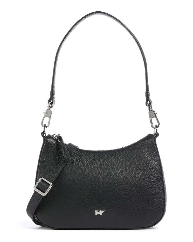 Braun Büffel Schultertasche Hanna in schwarz Schwarz