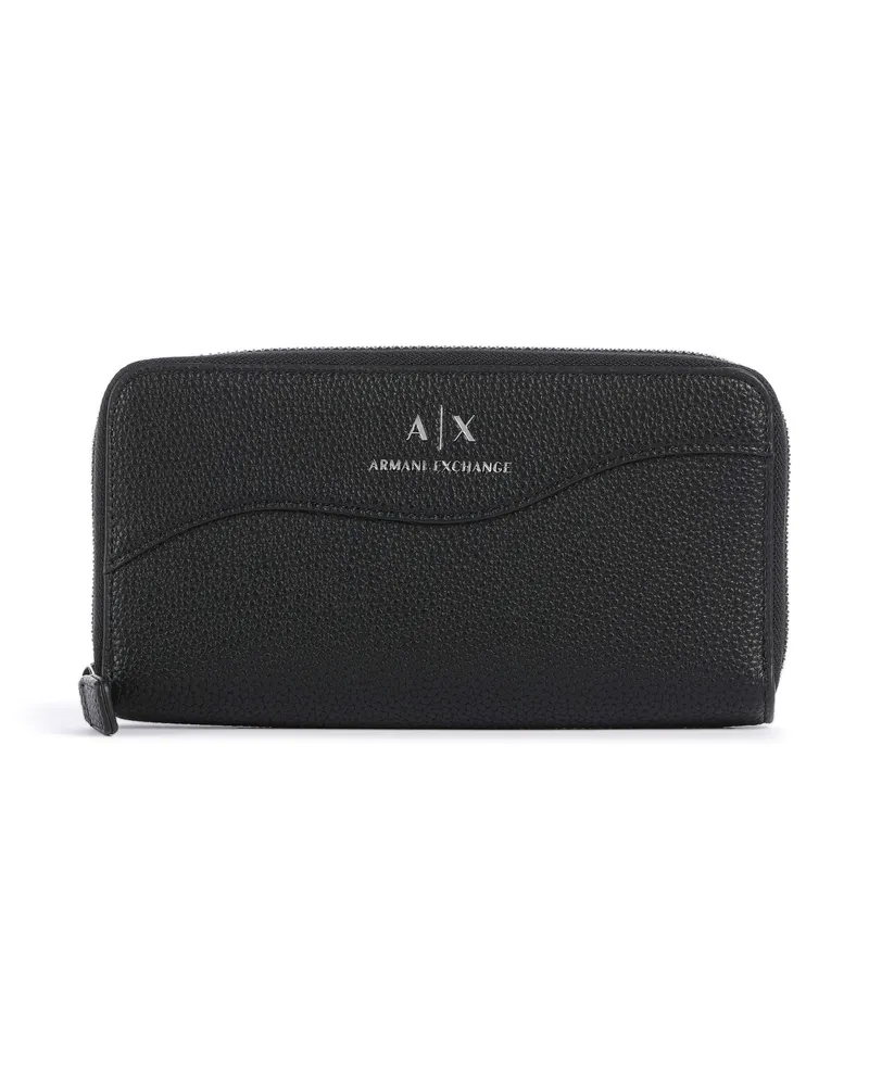 Armani Exchange Geldbörse Wave in schwarz Schwarz