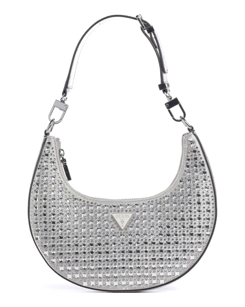 Guess Schultertasche Lua in silber Silber