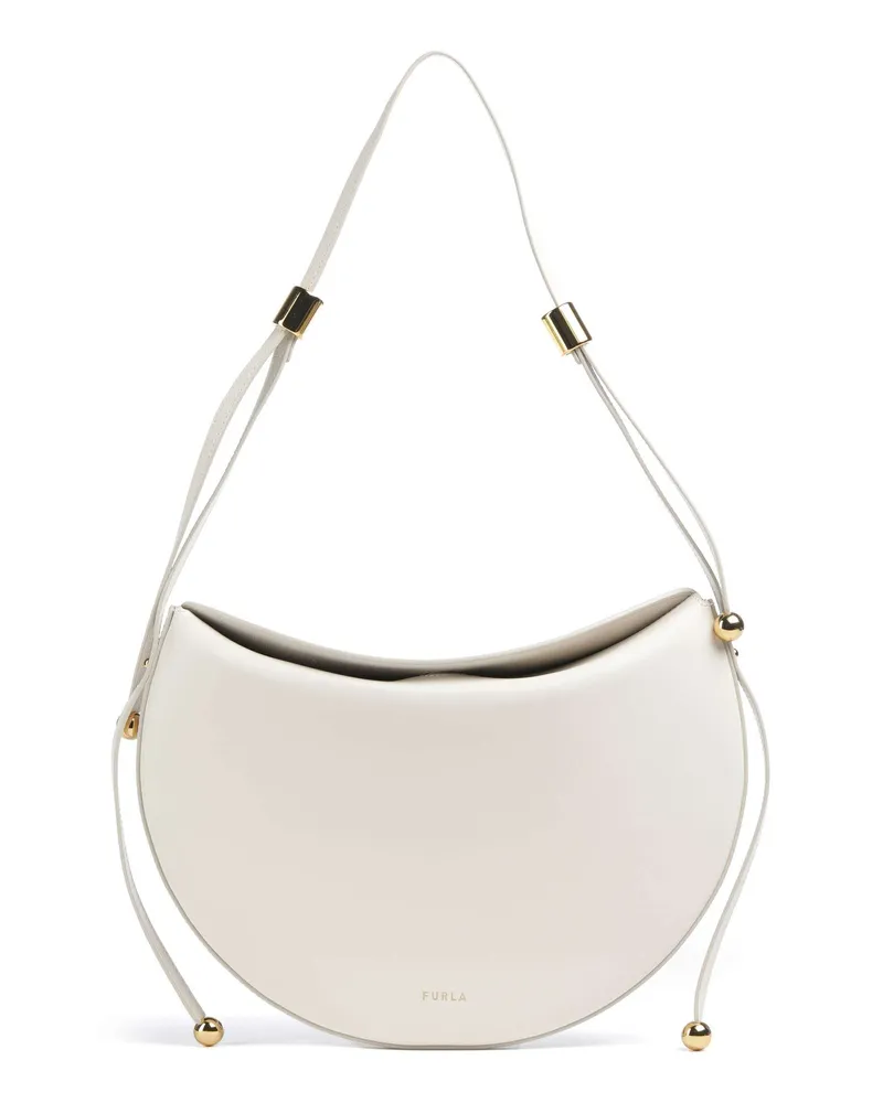 Furla Schultertasche Moonstone M in elfenbein Beige