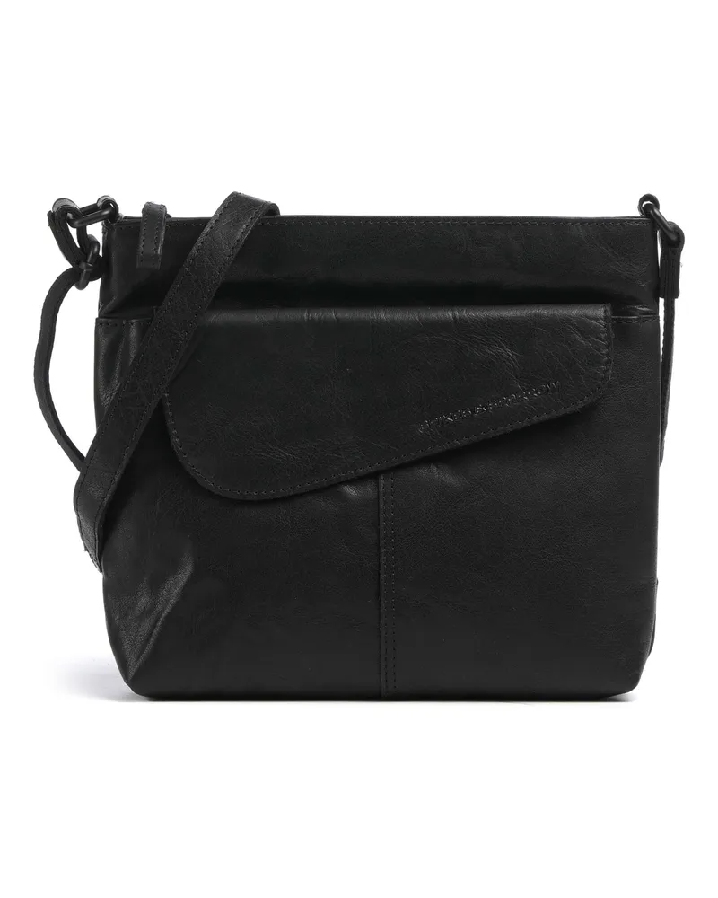 Spikes & Sparrow Umhängetasche Bronco Madoline in schwarz Schwarz