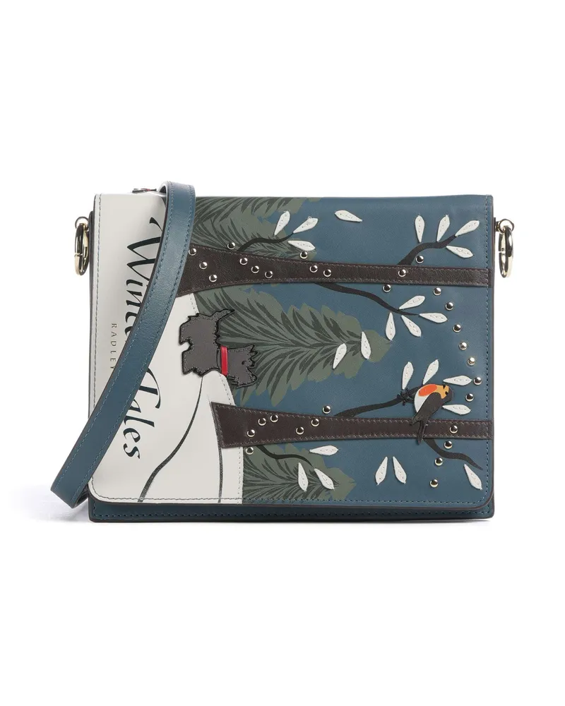 Radley London Umhängetasche Book Street Winter Tales in blau Blau