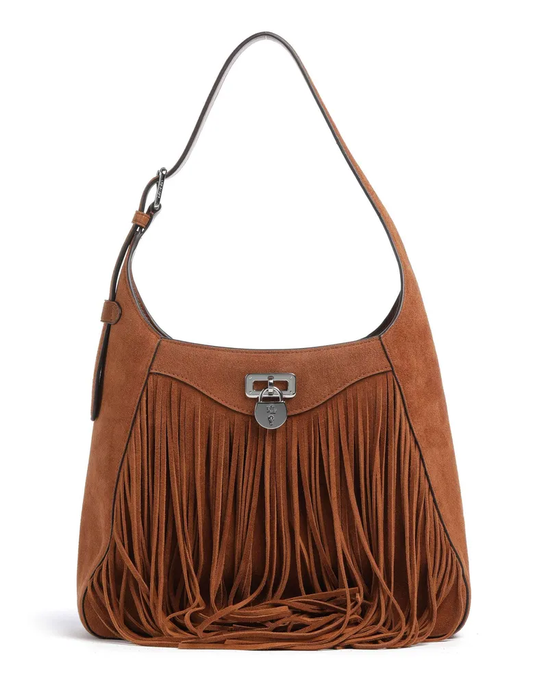 Ralph Lauren Beuteltasche Tanner Large in braun Braun