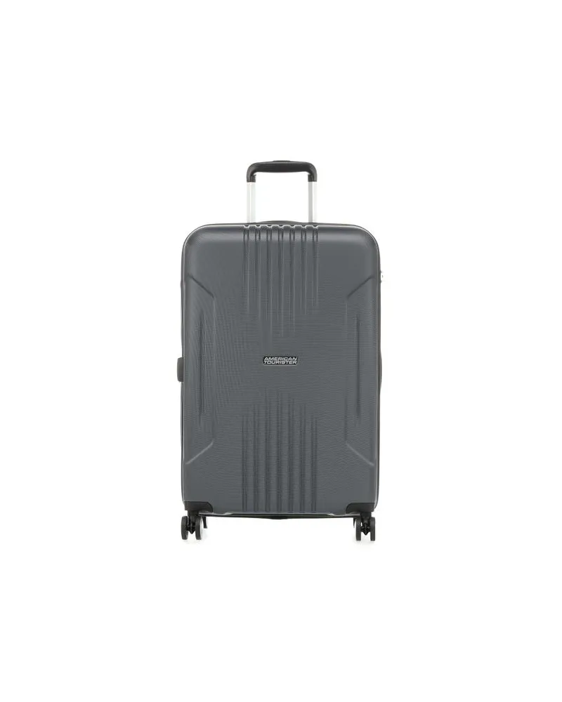 American Tourister Tracklite 4-Rollen Trolley dunkelgrau Grau