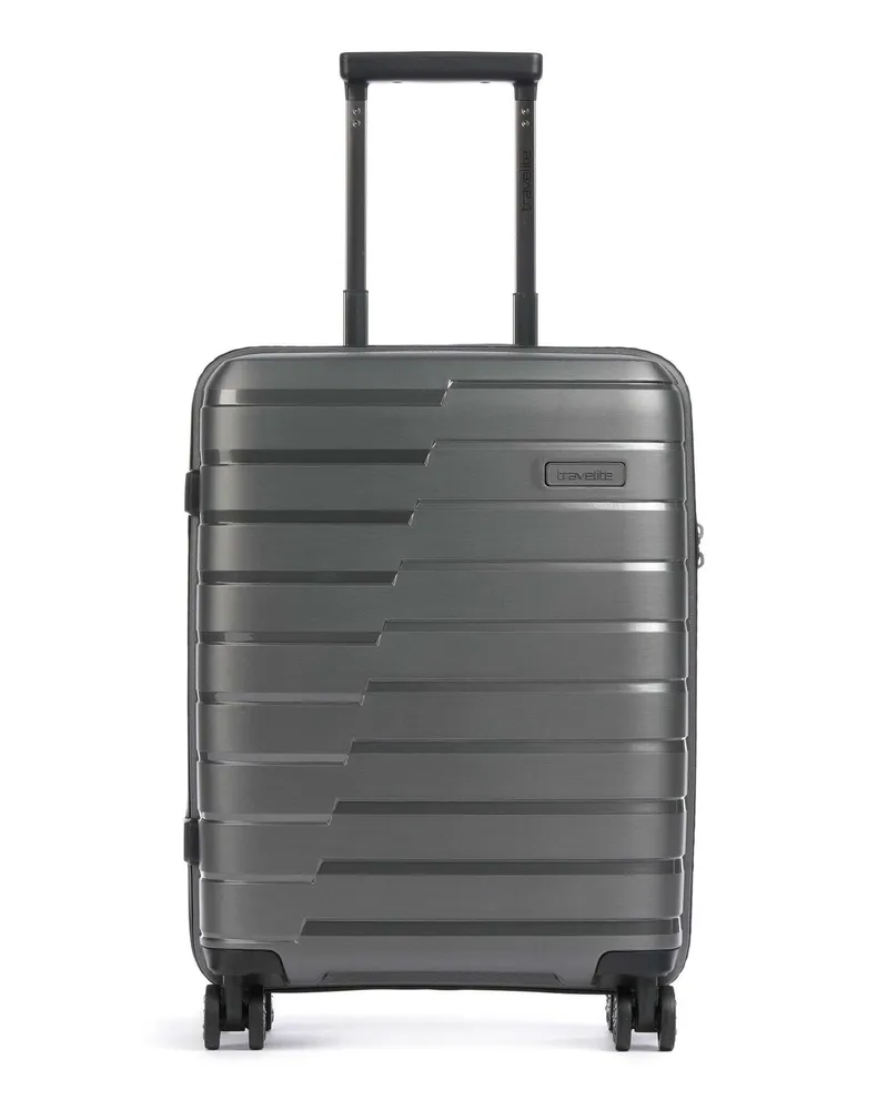 Travelite 4-Rollen Trolley Air Base in schwarz Schwarz