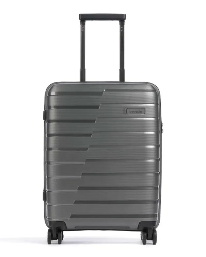 Travelite Air Base 4-Rollen Trolley anthrazit Schwarz