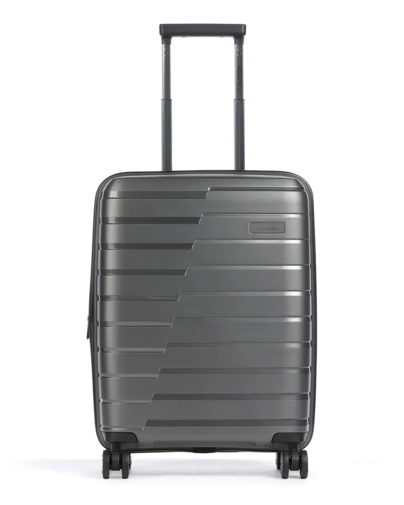 Travelite 4-Rollen Trolley Air Base in schwarz Schwarz