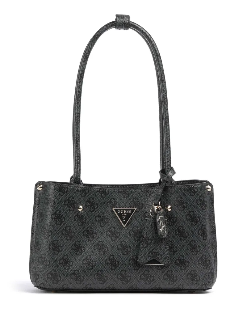 Guess Schultertasche Meridian 4G Logo in schwarz Schwarz
