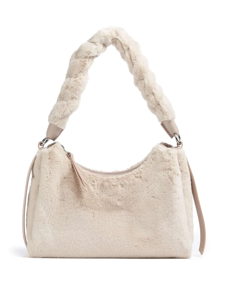 Coccinelle Schultertasche Boheme in beige Beige