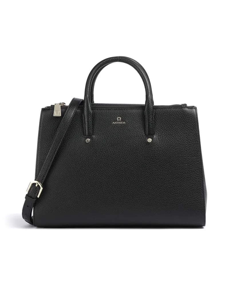Aigner Handtasche Ivy L in schwarz Schwarz