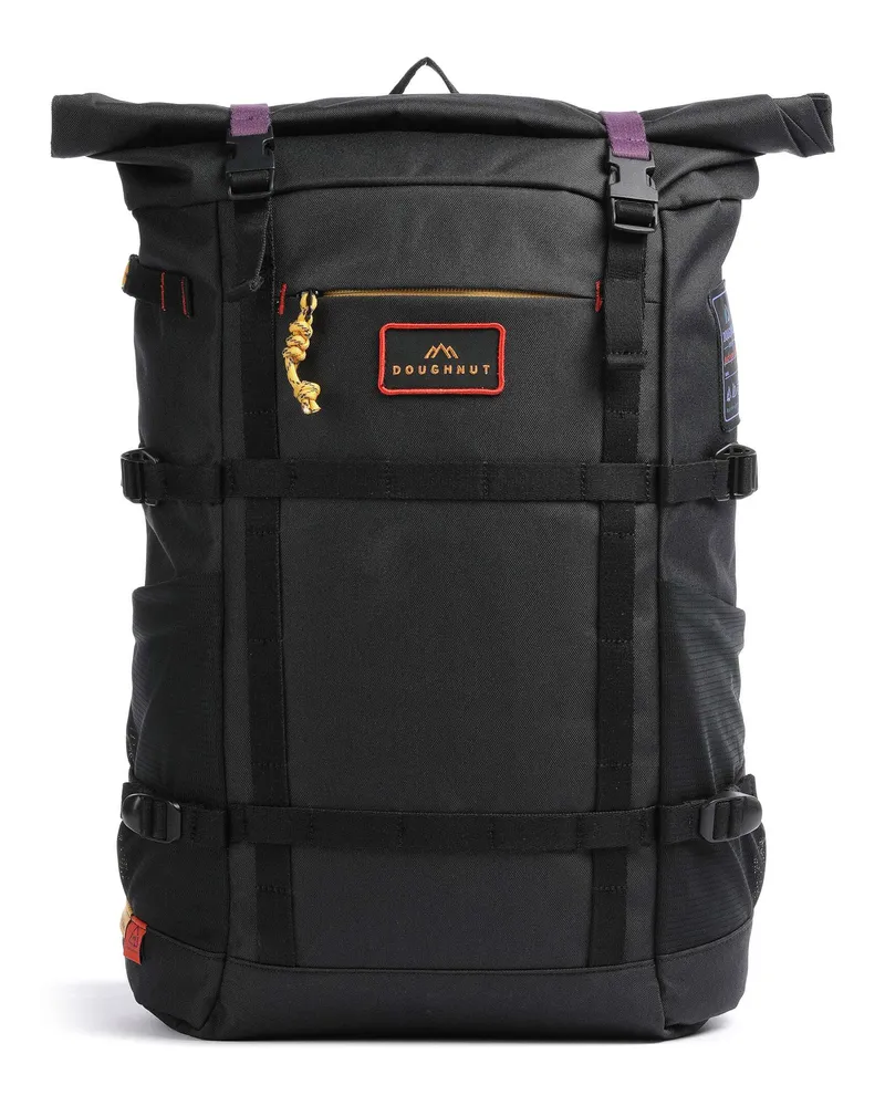DOUGHNUT Rucksack Happy Camper Paratrooper in schwarz Schwarz
