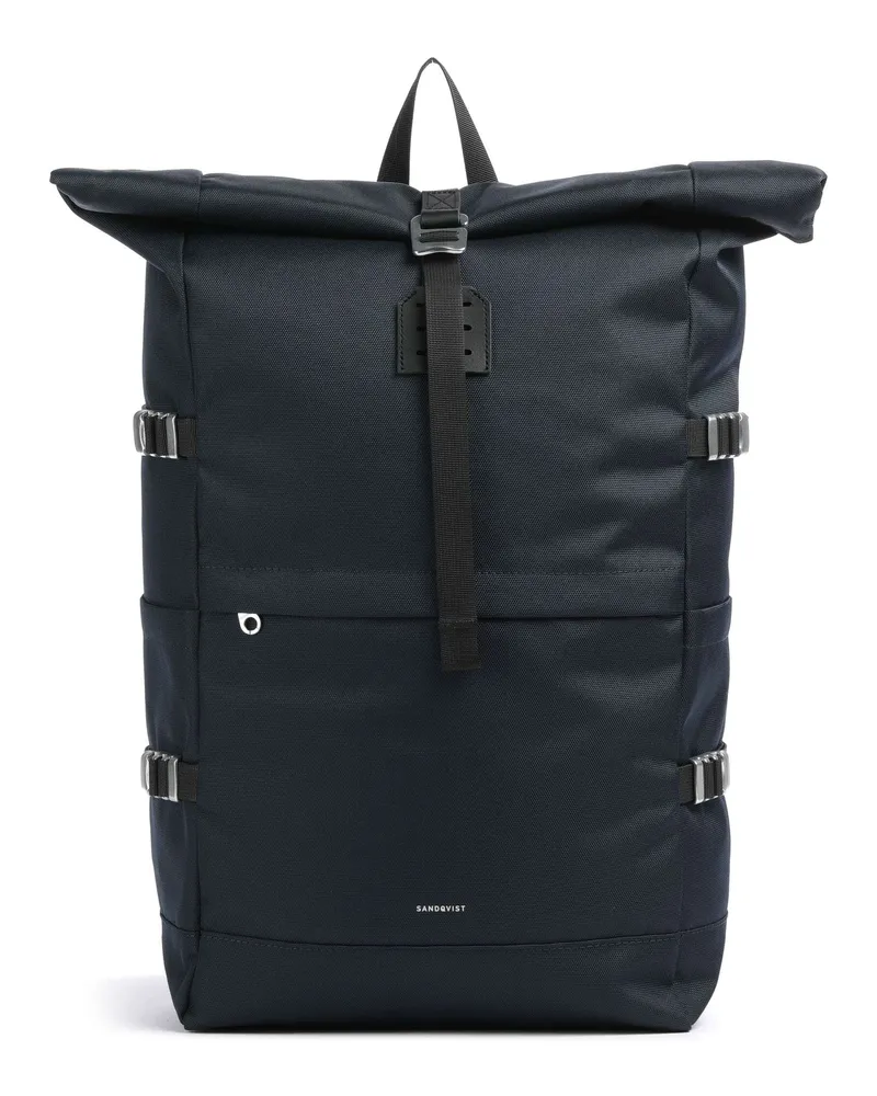 Sandqvist Rolltop Rucksack Icon L in blau Blau