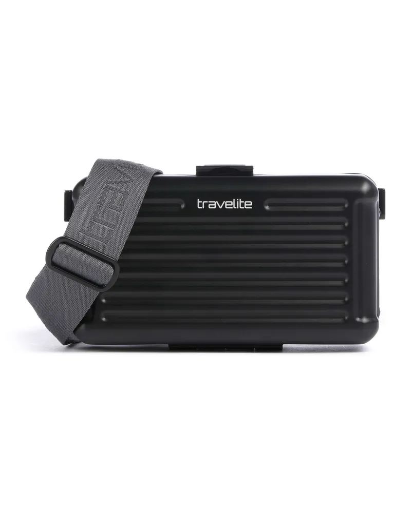 Travelite Umhängetasche Next in schwarz Schwarz
