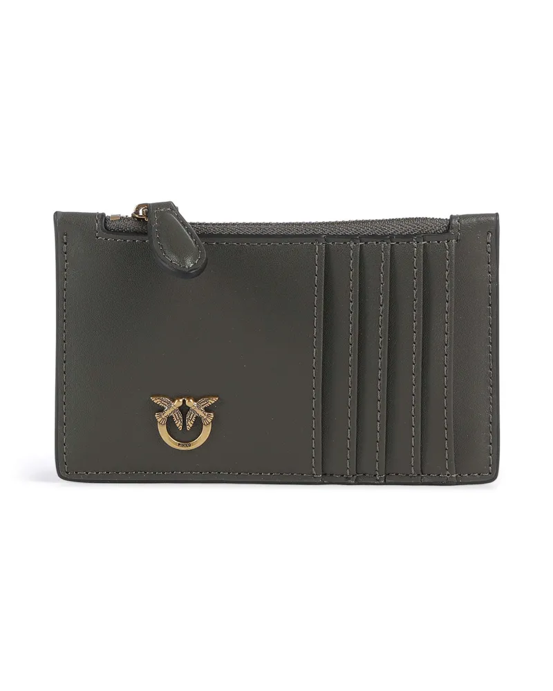 Pinko Kreditkartenetui Airone in oliv Oliv