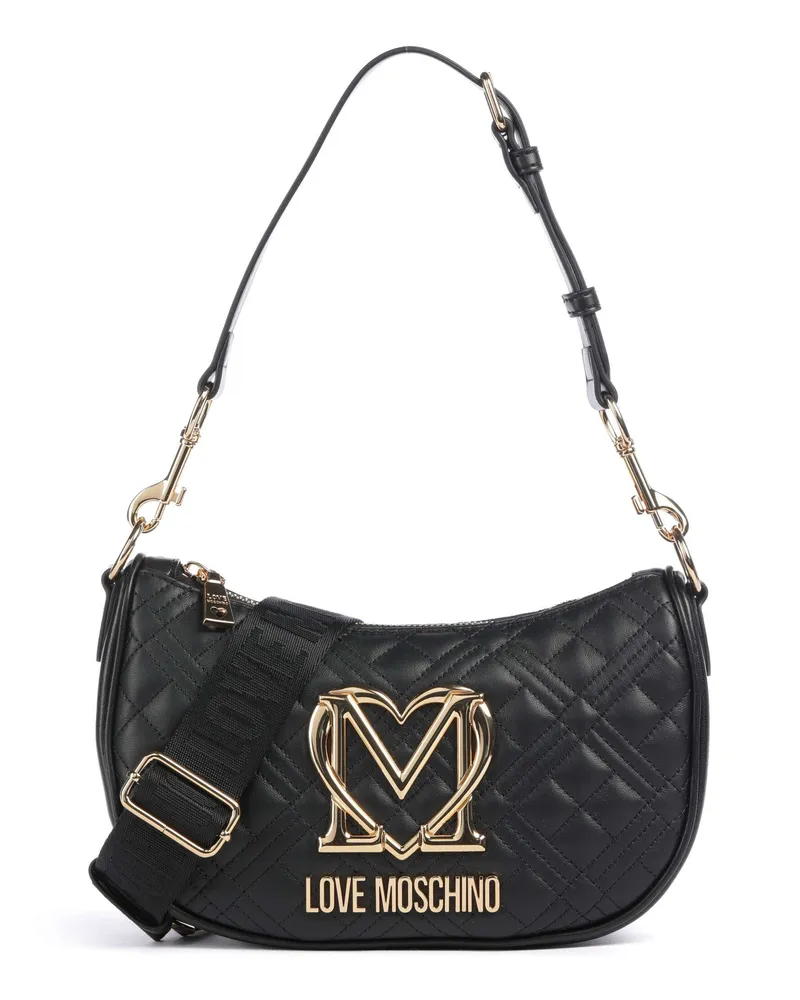 Moschino Schultertasche Allure in schwarz Schwarz