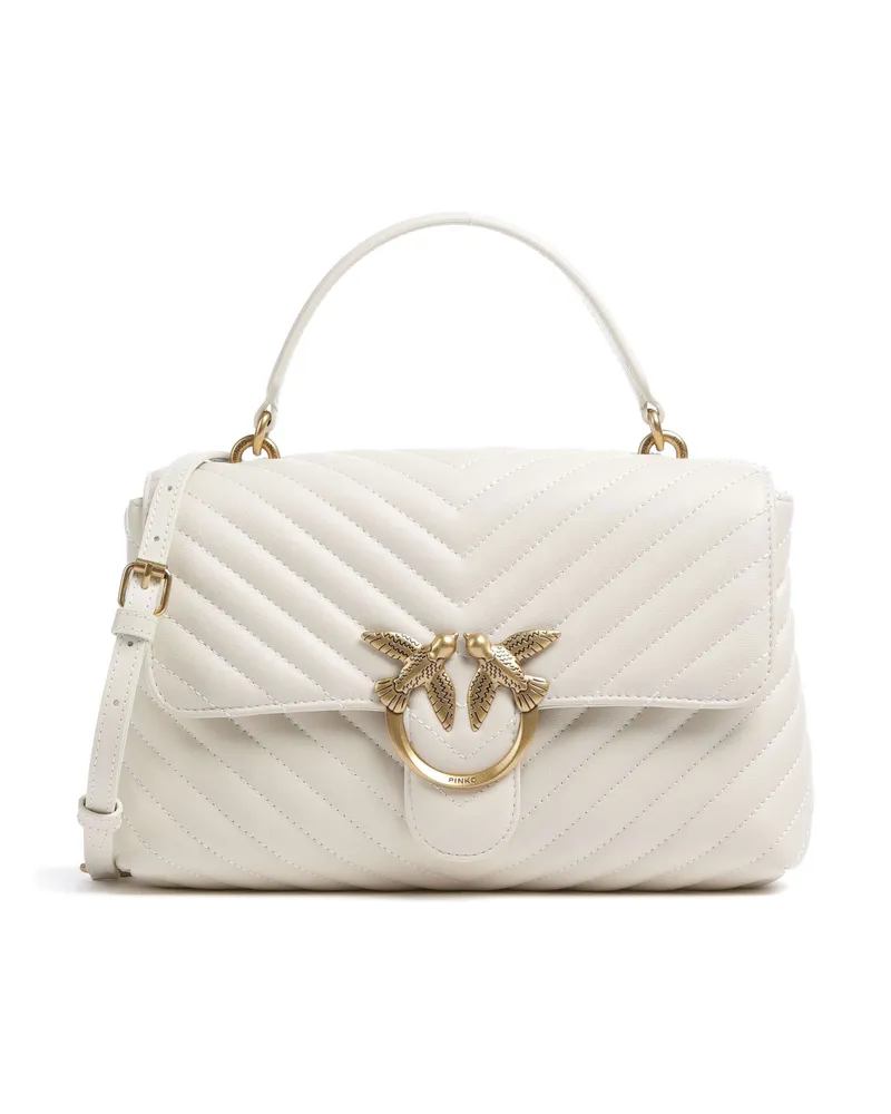Pinko Handtasche Love Lady Puff Classic in elfenbein Beige