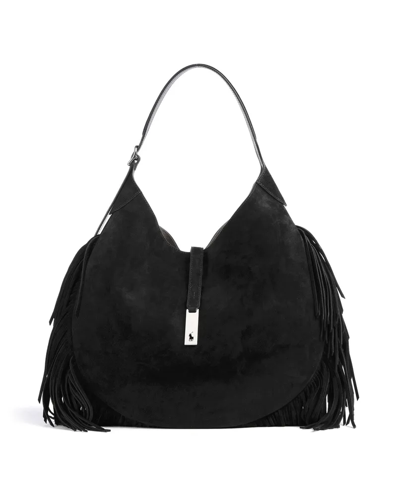 Ralph Lauren Beuteltasche ID Collection Large in schwarz Schwarz