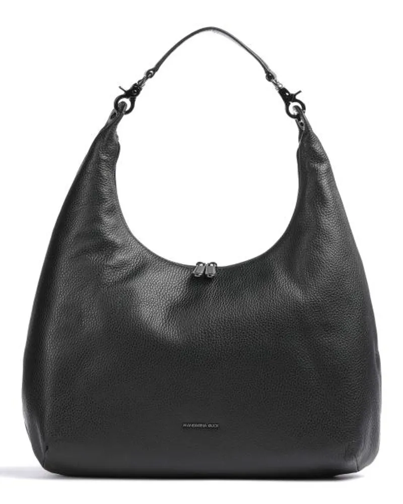 Mandarina Duck Mellow Leather Beuteltasche schwarz Schwarz