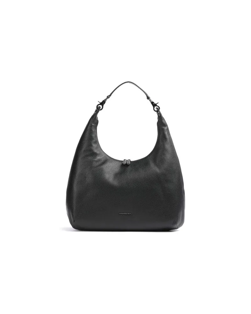 Mandarina Duck Mellow Leather Beuteltasche schwarz Schwarz