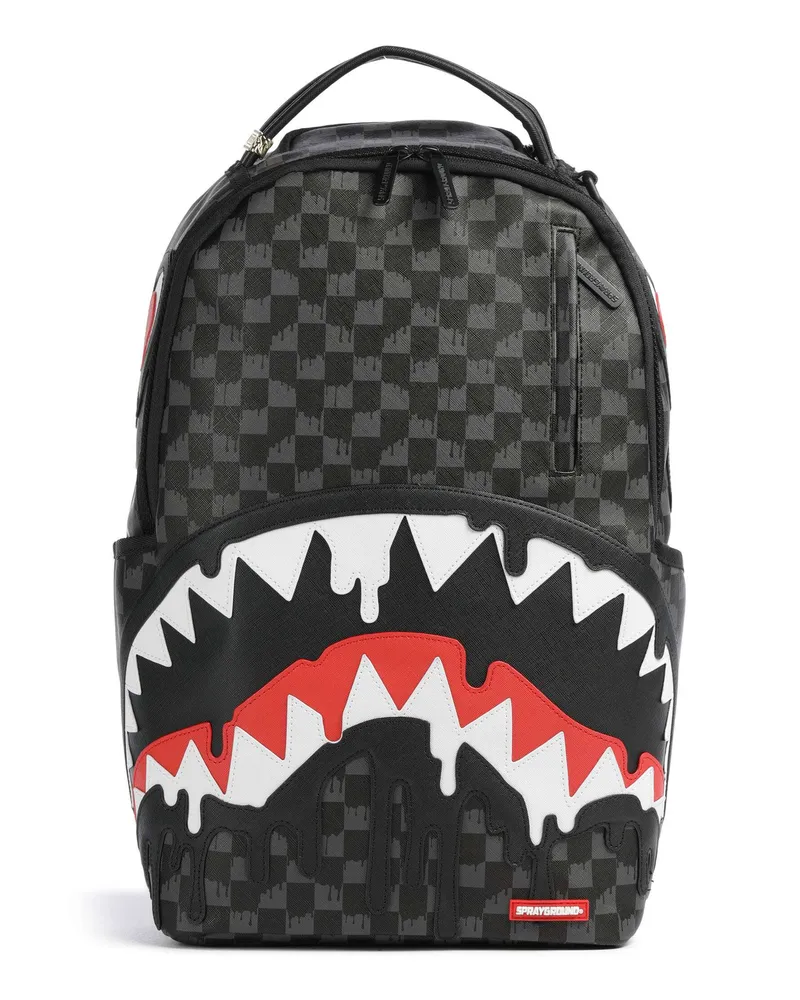 Sprayground Rucksack Dripping Sharks in Paris in schwarz Schwarz