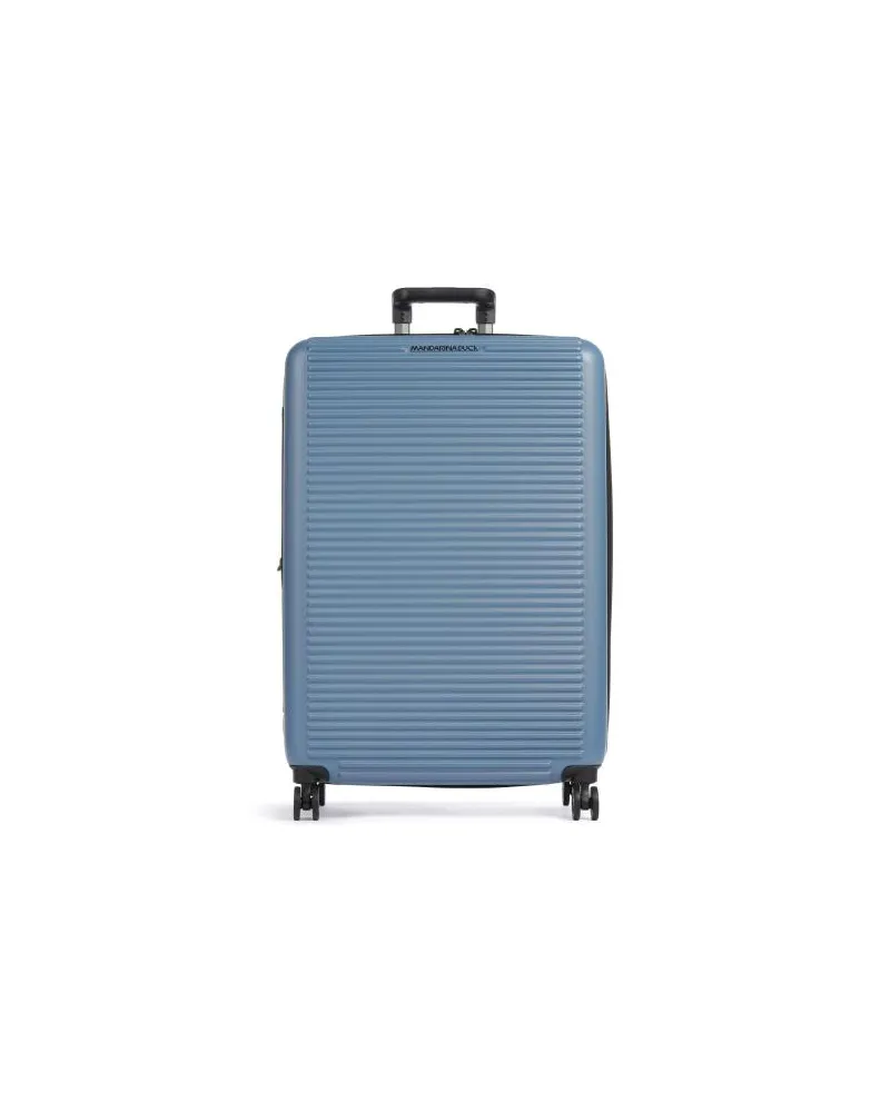 Mandarina Duck Tank Case 4-Rollen Trolley blaugrau Blau