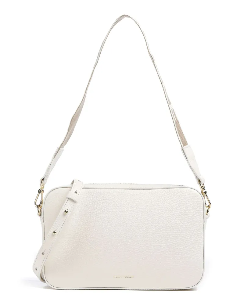 Coccinelle Schultertasche Tebe in elfenbein Beige