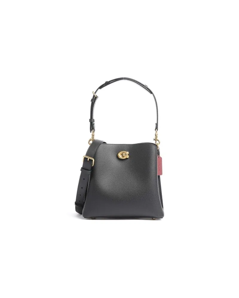 Coach Willow 21 Schultertasche schwarz Schwarz