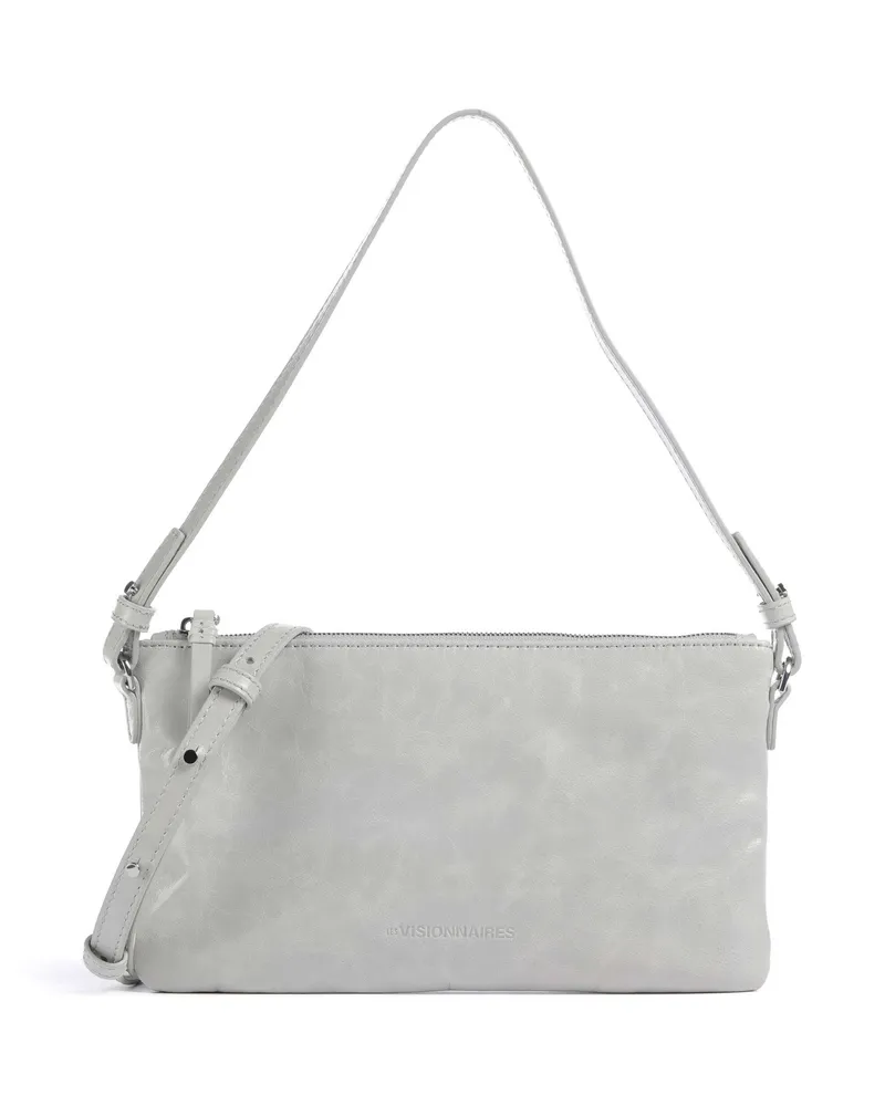 LES VISIONNAIRES Schultertasche Alice Crinkle in grau Grau