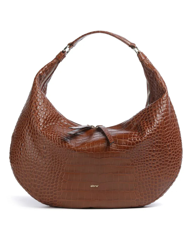 Abro Beuteltasche Cocco Mondial Nana Big in braun Braun