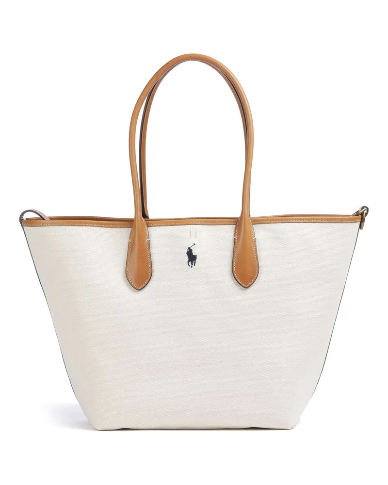Ralph Lauren Shopper Bellport Medium in elfenbein Beige