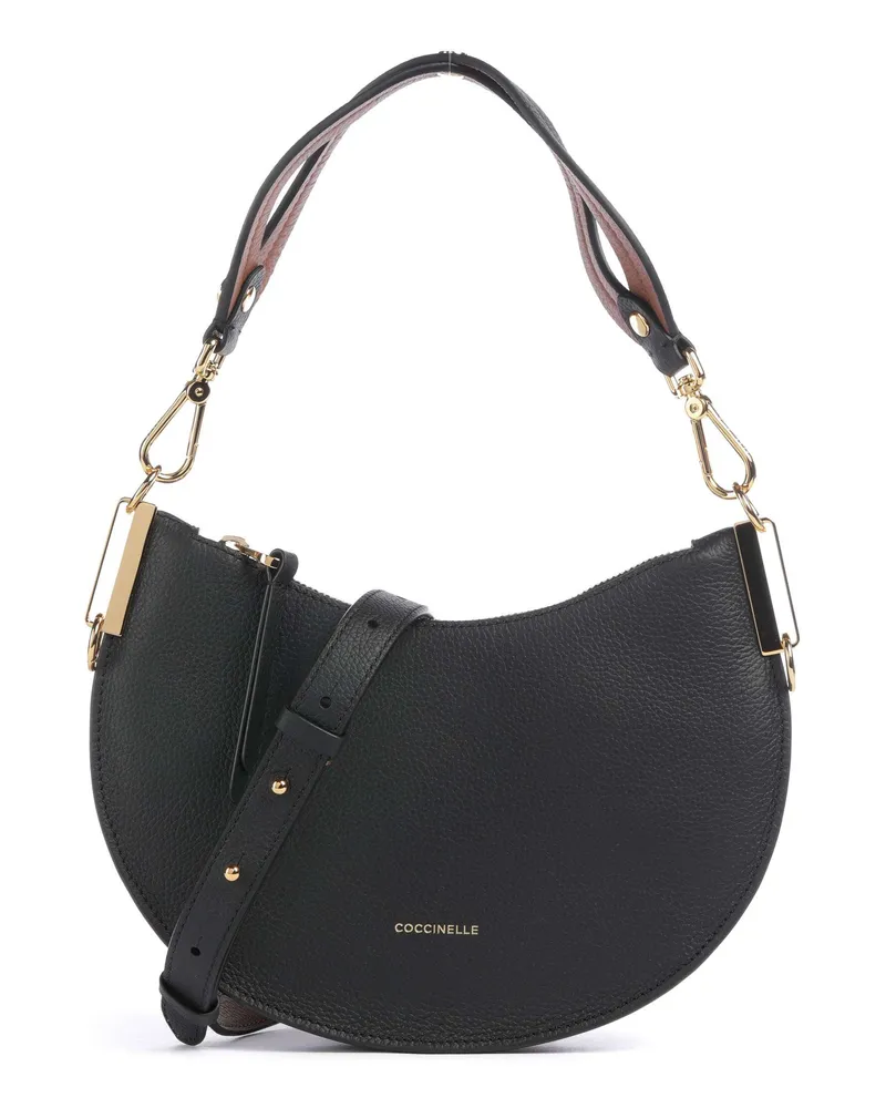 Coccinelle Schultertasche Sunup in schwarz Schwarz