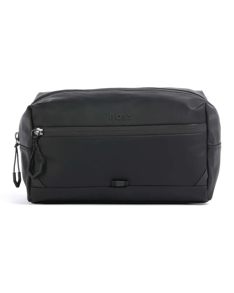HUGO BOSS Kulturbeutel Stenson in schwarz Schwarz