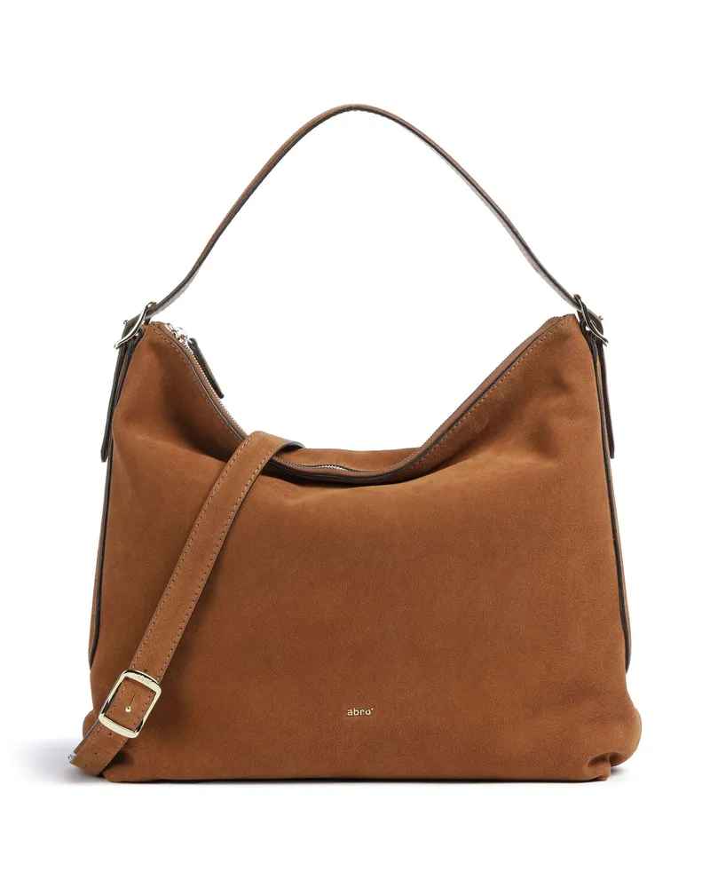 Abro Beuteltasche Suede Carina in braun Braun
