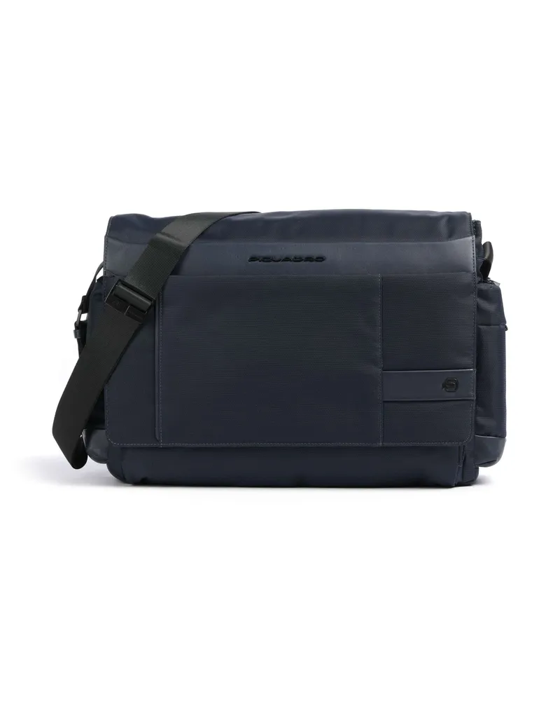 Piquadro Kuriertasche W129 in blau Blau