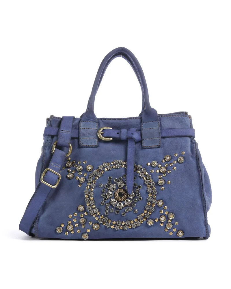 Campomaggi Handtasche in blau Blau