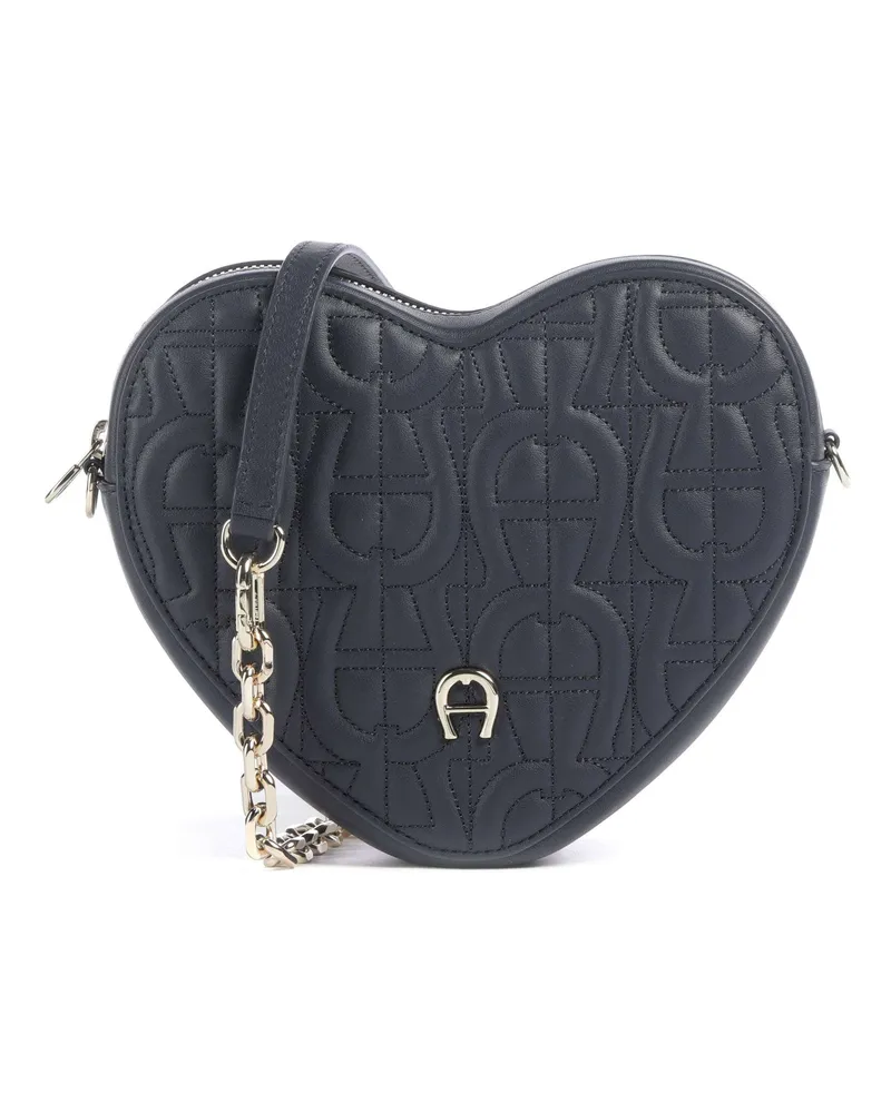 Aigner Umhängetasche Herztasche Fashion in blau Blau