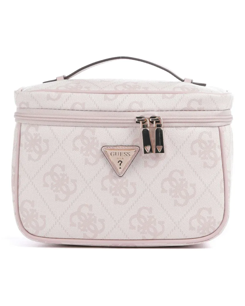 Guess Kulturbeutel Berta 4G Logo in pink Pink