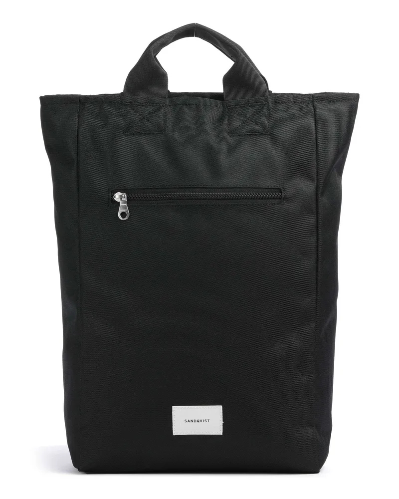 Sandqvist Rucksack Ground 2-Way in schwarz Schwarz