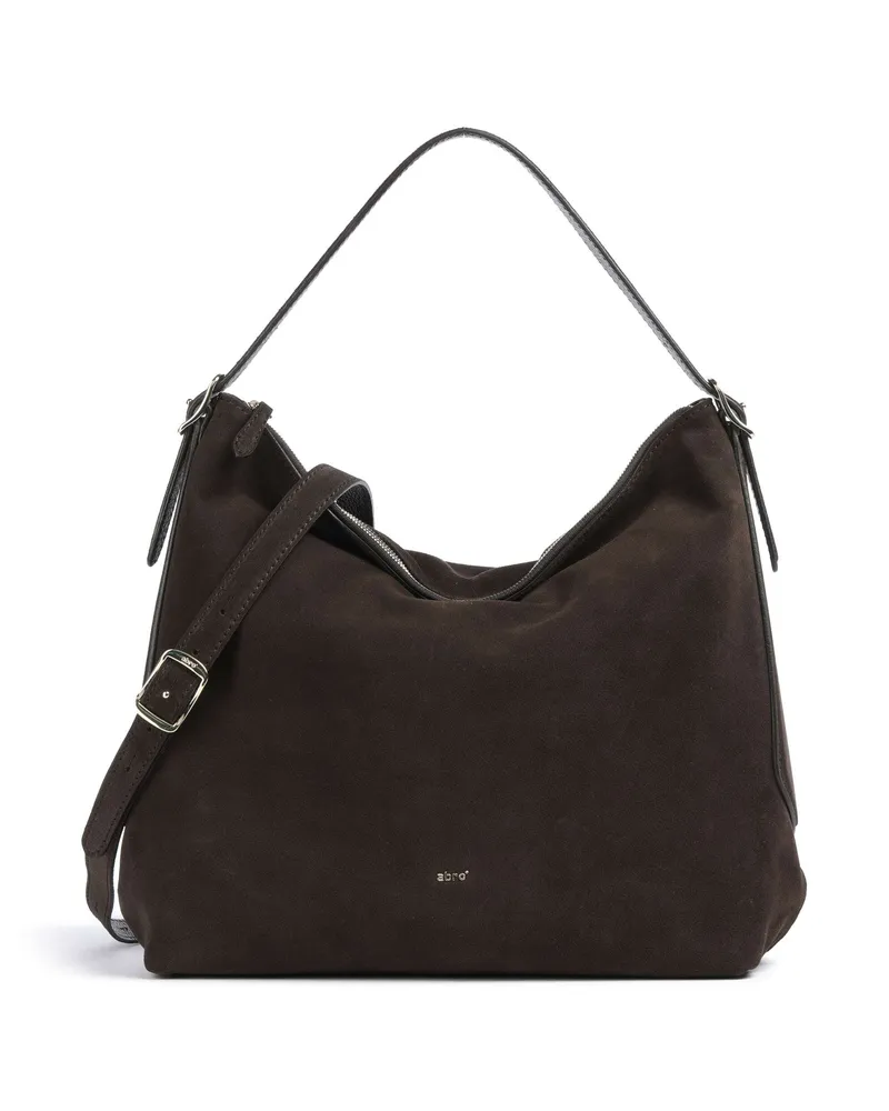 Abro Beuteltasche Suede Carina in braun Braun