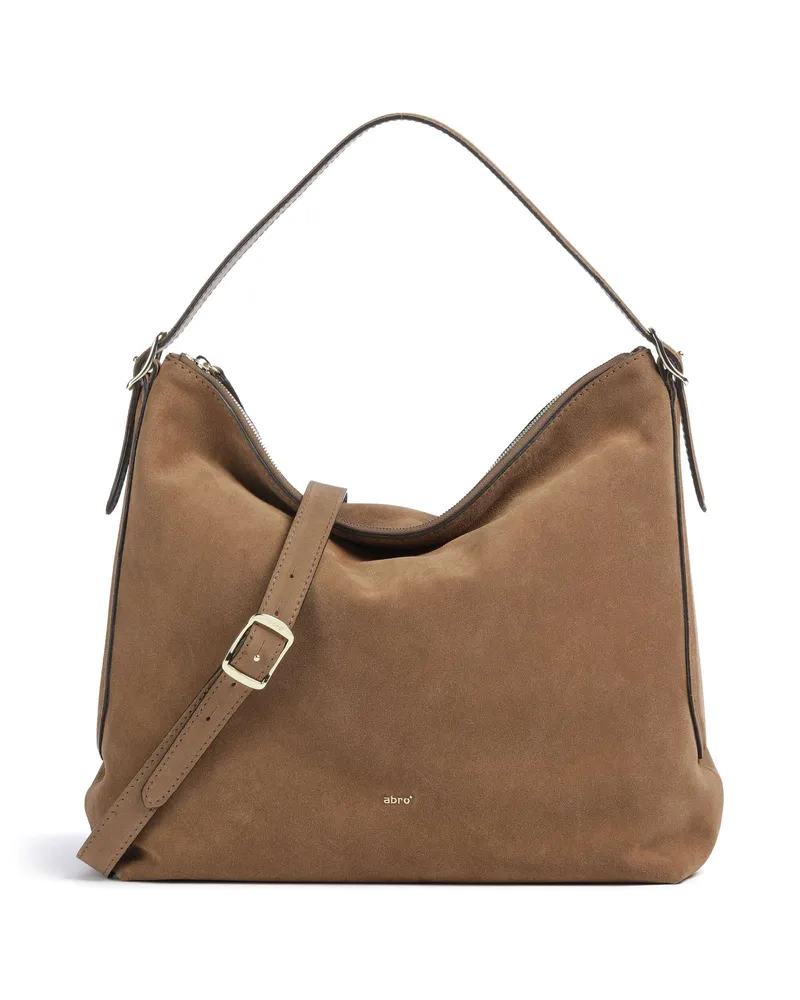 Abro Beuteltasche Suede Carina in braun Braun