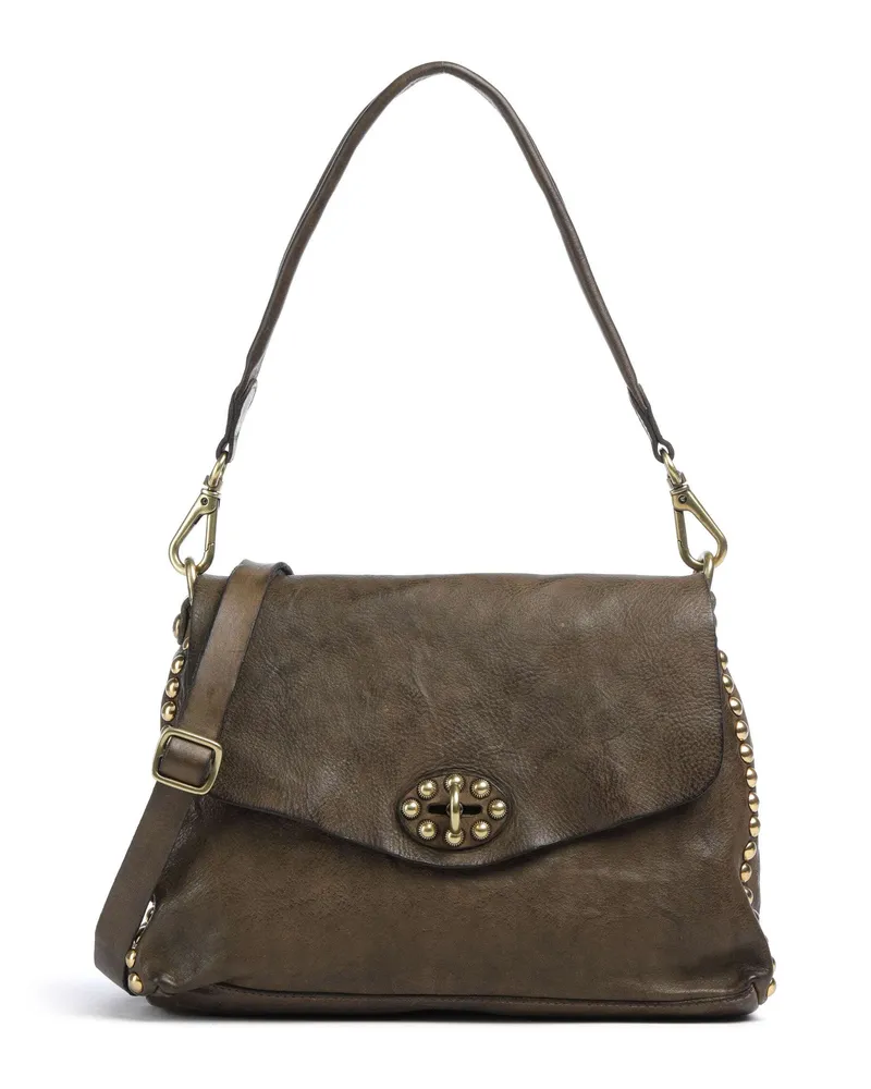 Campomaggi Schultertasche in oliv Oliv