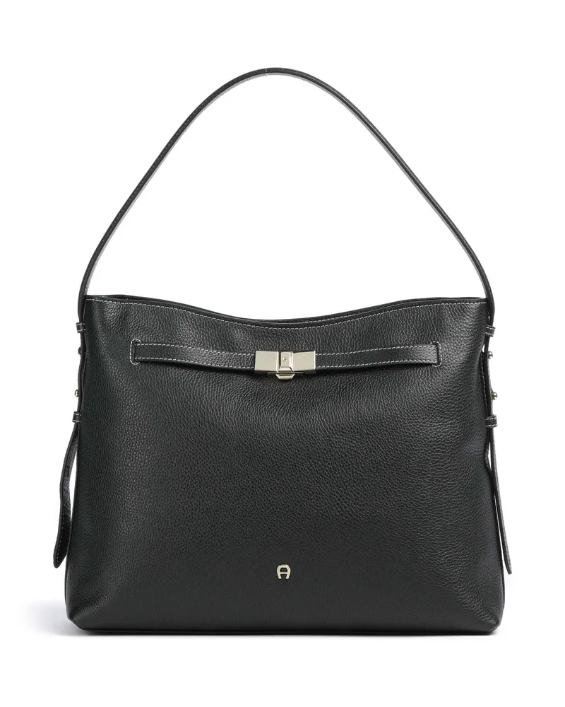 Aigner Beuteltasche Farah M in schwarz Schwarz