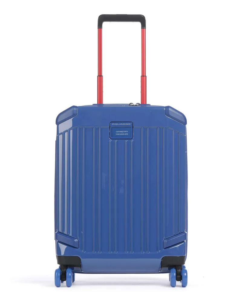 Piquadro 4-Rollen Trolley POP in blau Blau