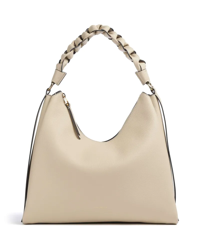 Coccinelle Beuteltasche Boheme Grana Double in beige Beige