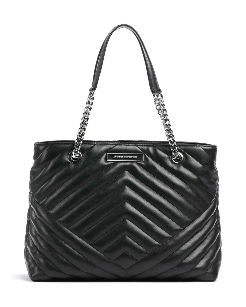 Armani Exchange Shopper Victoria in schwarz Schwarz
