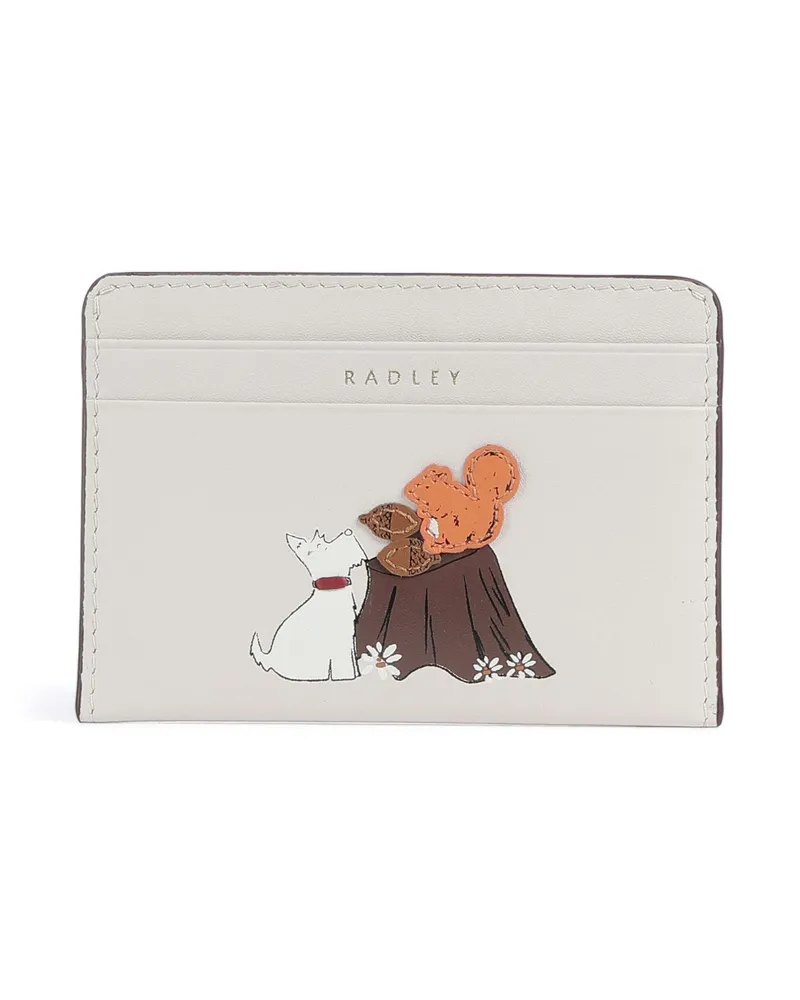 Radley London Kreditkartenetui Autumn Leaves in weiß Weiß