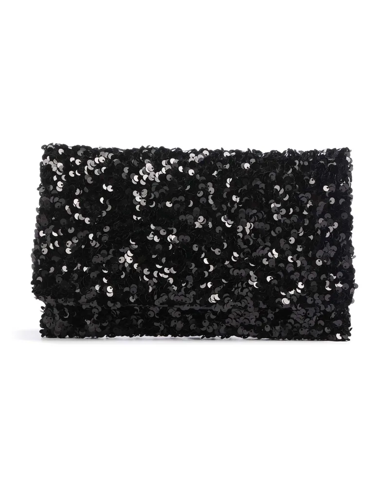 Abro Clutch Sequins in schwarz Schwarz