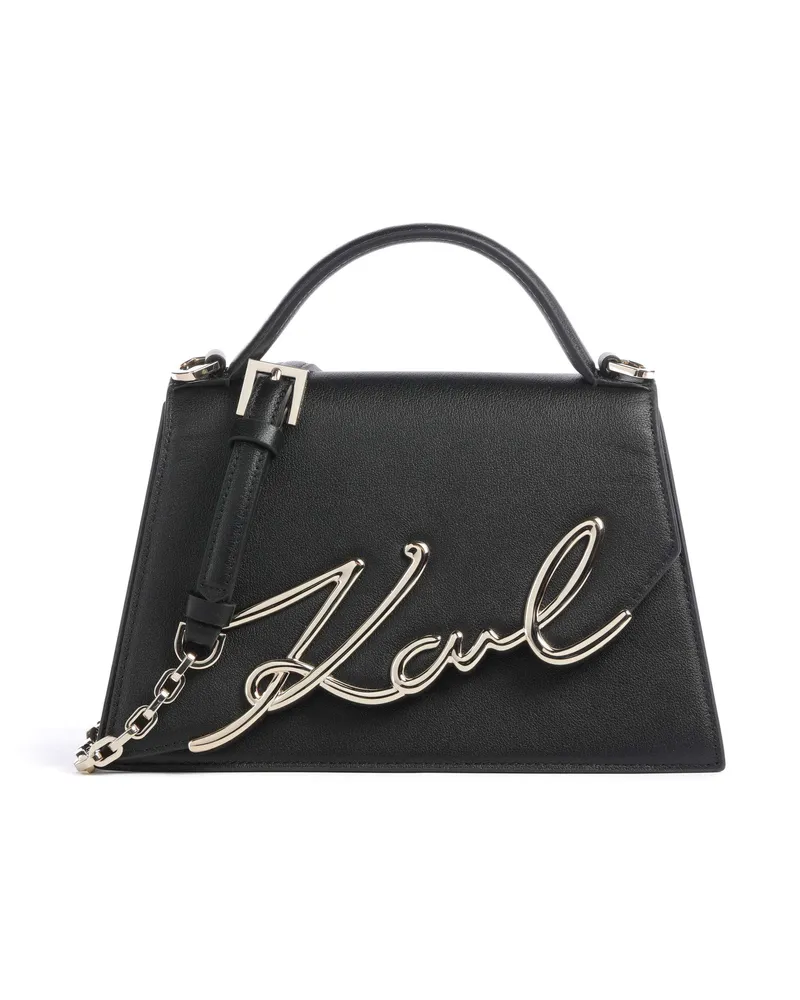 Karl Lagerfeld Handtasche K/Signature 2.0 Medium in schwarz Schwarz